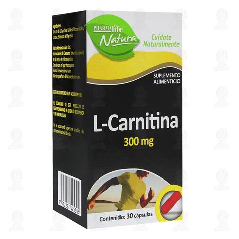 L Carnitina Mg C Psulas Pharmalife Natura