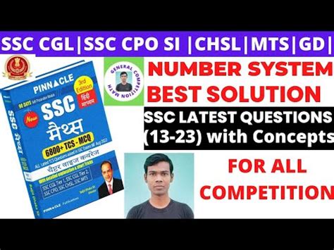 Number System Pinnacle Solutions Pinnacle Math Book Solution Ssc Cgl