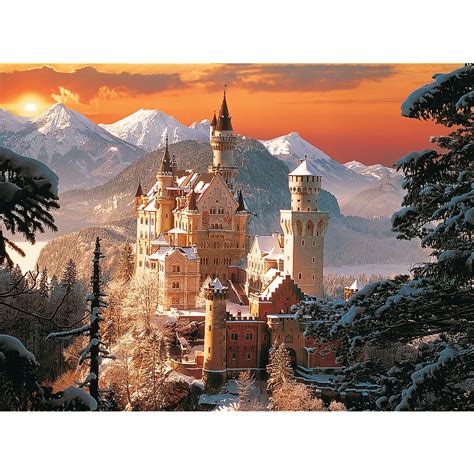 PUZZLE 3000 UKŁADANKA KRAJOBRAZ GÓRY ZAMEK TREFL 14676406378 Allegro pl