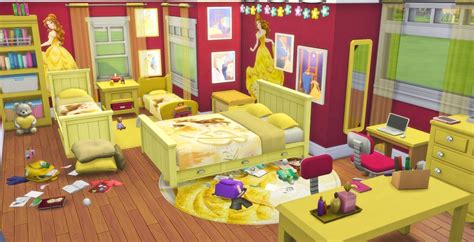 I Create Bedroom Sets For The Sims 4 — Disney Princess Bedroom Set For