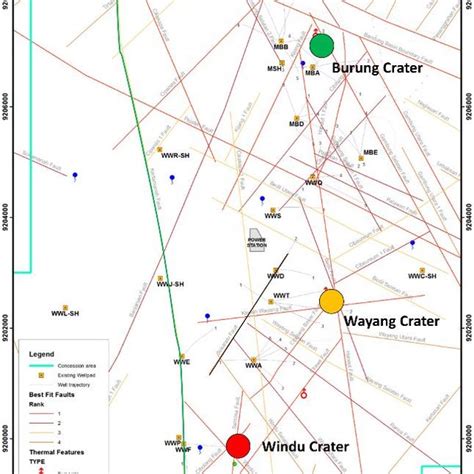 Wayang Windu Geothermal Field's geological structures map in the points... | Download Scientific ...