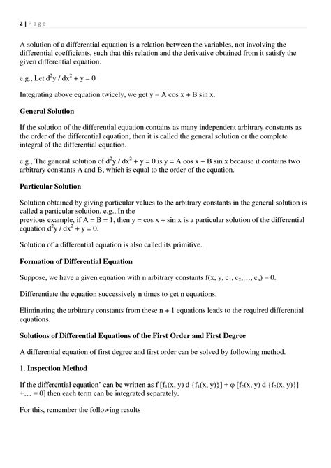 Solution Chapter 9 Differential Equations Studypool