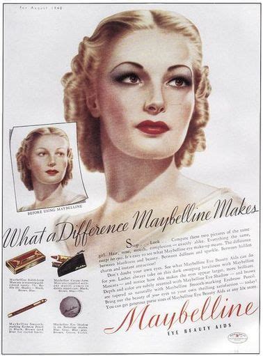 Authentic 1940s Makeup History And Tutorial Vintage Makeup Ads