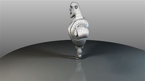 Wireframe Design 3d Character