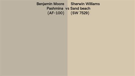 Benjamin Moore Pashmina Af Vs Sherwin Williams Sand Beach Sw