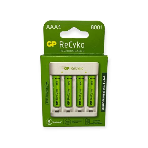 Cargador De Pilas Usb Pilas Mah Aaa Gp Recyko