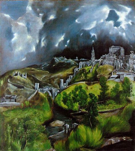 El Greco View of Toledo Painting | Best Paintings For Sale