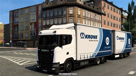 Ets V Pdt Tandem Krone Addon For Scania Ng P G R S Youtube