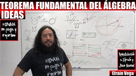 Teorema Fundamental Del Álgebra Ideas Efraín Vega Youtube