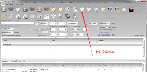 推特批量发帖工具 Twitterdub 支持多账号批量定时自动发图文 发视频 外贸基地