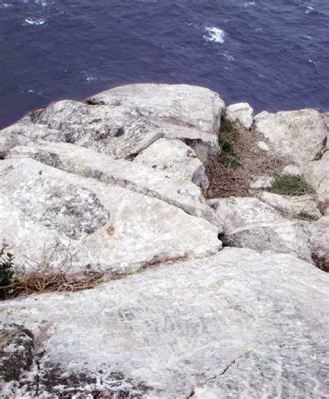 The Guano Splattered Rocks At The Southern End Of Lesperance Rock