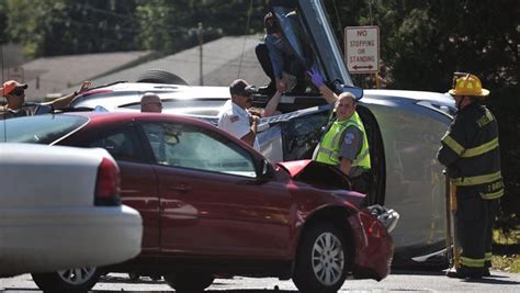 Suv Overturned After Three Vehicle Crash In Vineland