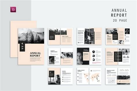 Annual Report Templates Word Indesign Design Shack