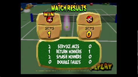 Mario Tennis N Mushroom Cup Baby Mario Youtube