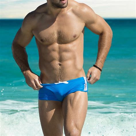 Aliexpress Buy New Men Swimwear Sexy Trunks Low Waist Lycra