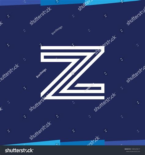 Z Letter Line Logo Vector Template Stock Vector Royalty Free