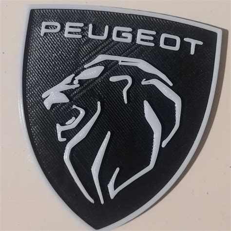 Descargar Archivo Stl Gratis Logotipo Peugeot Objeto Imprimible En D