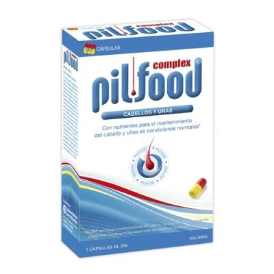 Pilfood Complex Cabello y Uñas 90 Cápsulas Farmaciatorrevieja