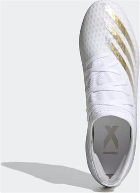 Adidas X Ghosted 3 Fg Voetbalschoenen Heren Wit Goud