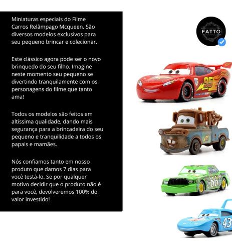 Kit Caminh O Mack Mcqueen Roda Livre Disney Pixar Parcelamento Sem Juros