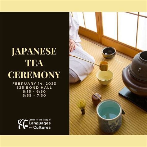 Japanese Tea Ceremony Events News And Events About East Asian Languages And Cultures