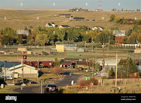 Shelby, MT - a look from the hill Stock Photo - Alamy