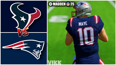 Texans Vs Patriots Week Simulation Madden Rosters Youtube