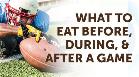 Game Day Nutrition What To Eat Before During And After A Game Ptandme