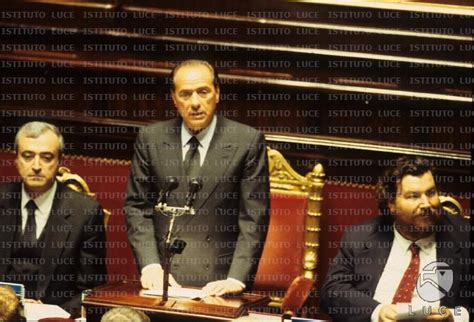 Silvio Berlusconi Con Antonio Martino E Giuliano Ferrara Archivio