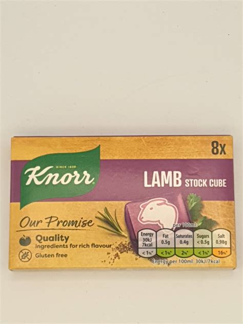 Knorr Stock Cubes Lamb 8 Per Pack Windsor Fruit Stores