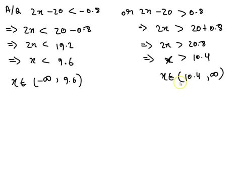 SOLVED:Solve and write interval notation for the solution set. Then ...