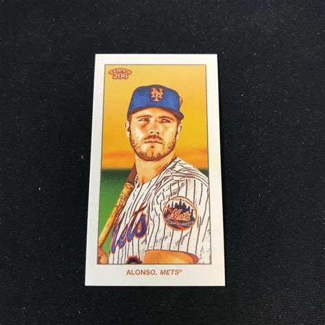 Topps T Pete Alonso Piedmont New York Mets Ju Ebay