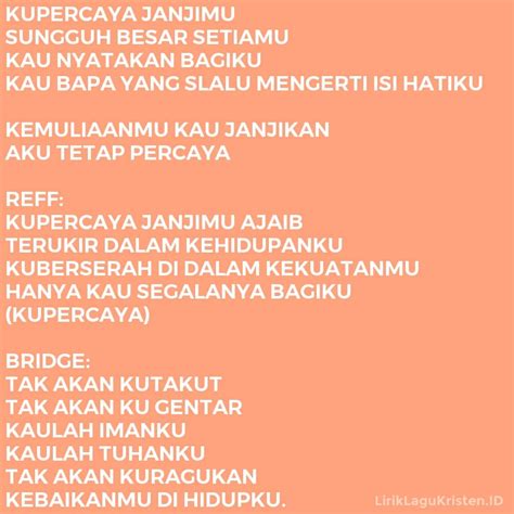 Exploring The Meaning Behind Lirik Lagu Kupercaya Janjimu Ajaib Tab