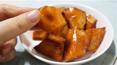 고구마빠스 Deep Fried Sugar Glazed Sweet Potato Youtube