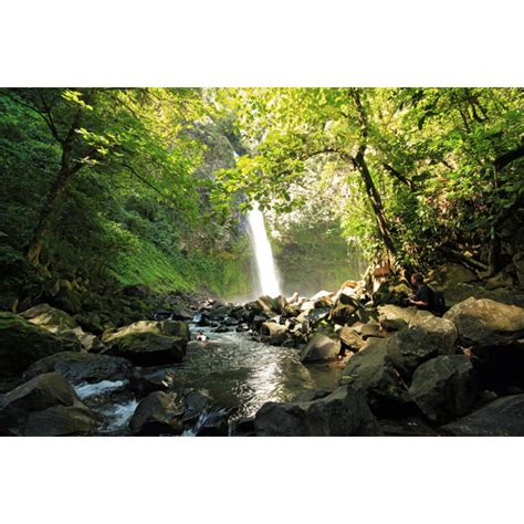 Union Rustic La Fortuna Waterfall Wrapped Canvas Photograph Wayfair