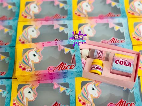 Kit Slime Na Caixa Unicornio Elo Produtos Especiais