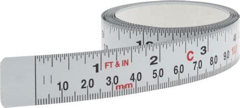 Starrett Sm66me Adhesive Tape Measure 34 Width 6 Length Tillescenter