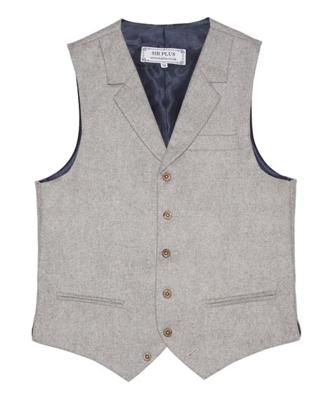 Grey Single Breasted Waistcoat Wool With Shawl Lapel Wool Waistcoat Waistcoat Button Shawl