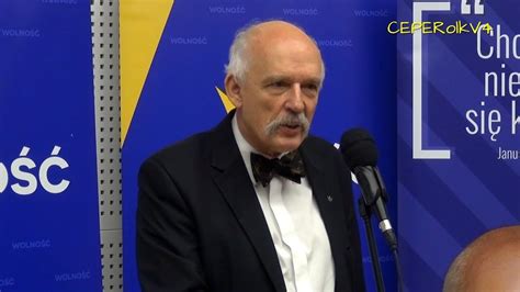 Janusz Korwin Mikke w Chojnicach 10 03 2018 część I 1080p CDA