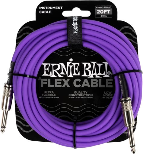 Amazon Ernie Ball Flex Instrument Cable Straight Straight Ft