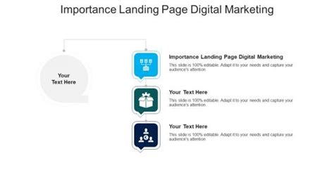 Importance Landing Page Digital Marketing Powerpoint Presentation And