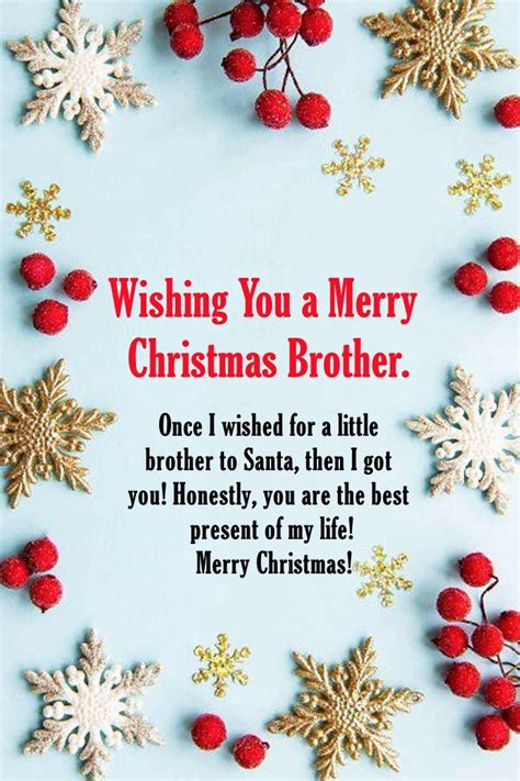 140 Merry Christmas Wishes For Brother What To Write In A Card To