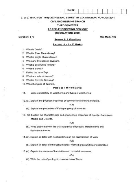 Engineering Geology | PDF