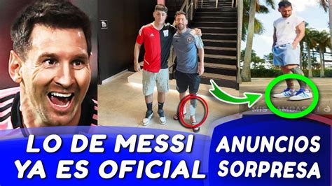 Doble Shock Mundial Anuncios De Leo Messi Dejan En Shock A Sus