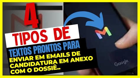 Tipos De Textos Prontos Para Enviar Em Emails De Candidaturas De