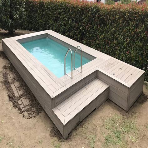 Piscina Fuori Terra Semi Interrata Rivestita In Legno O Wpc Homify