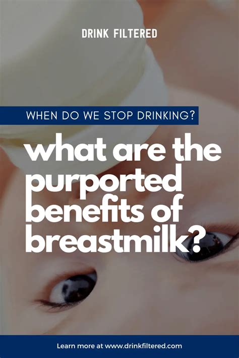 What Are The Purported Benefits Of Breastmilk For Adults