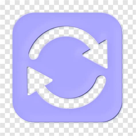 Refresh Icon Reload Reset Symbol Electric Blue Transparent PNG