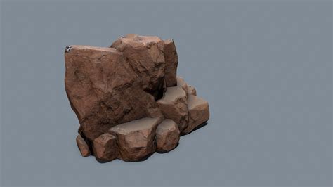 Artstation Desert Rocks Game Assets