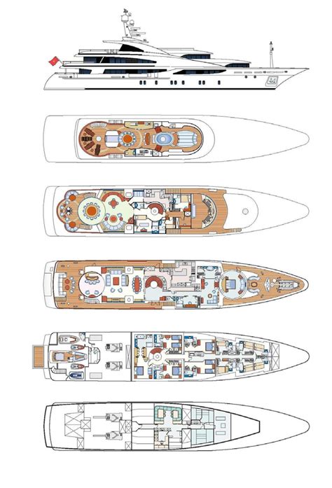 Super Mega Yacht Blueprints